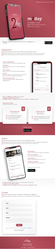 littlBro - création de site internet annecy 74 Haute-Savoie - developpement et design application mobile pour m2day